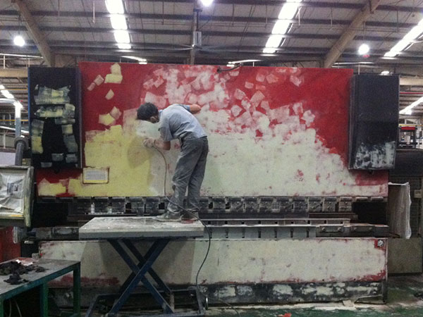 沈陽二手設備翻新噴漆注意要點